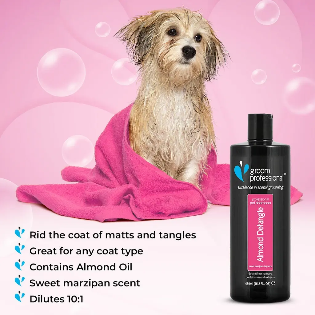 Groom Professional Almond Detangle Shampoo[Volume - 450 ml] (1).webp