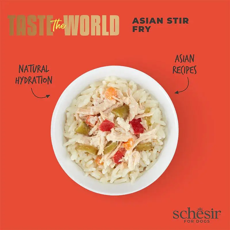 Schesir Taste The World Dog Wholefood - Asian Stir Fry 150g (Min Order- 8 Cans) (3).webp