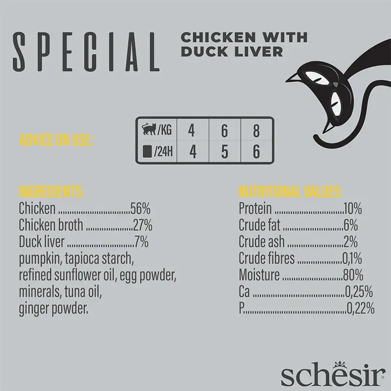 Schesir Special Mousse (Exigent) For Cat - Chicken With Duck Liver 70g (Min Order- 12 Pouch) (2).webp