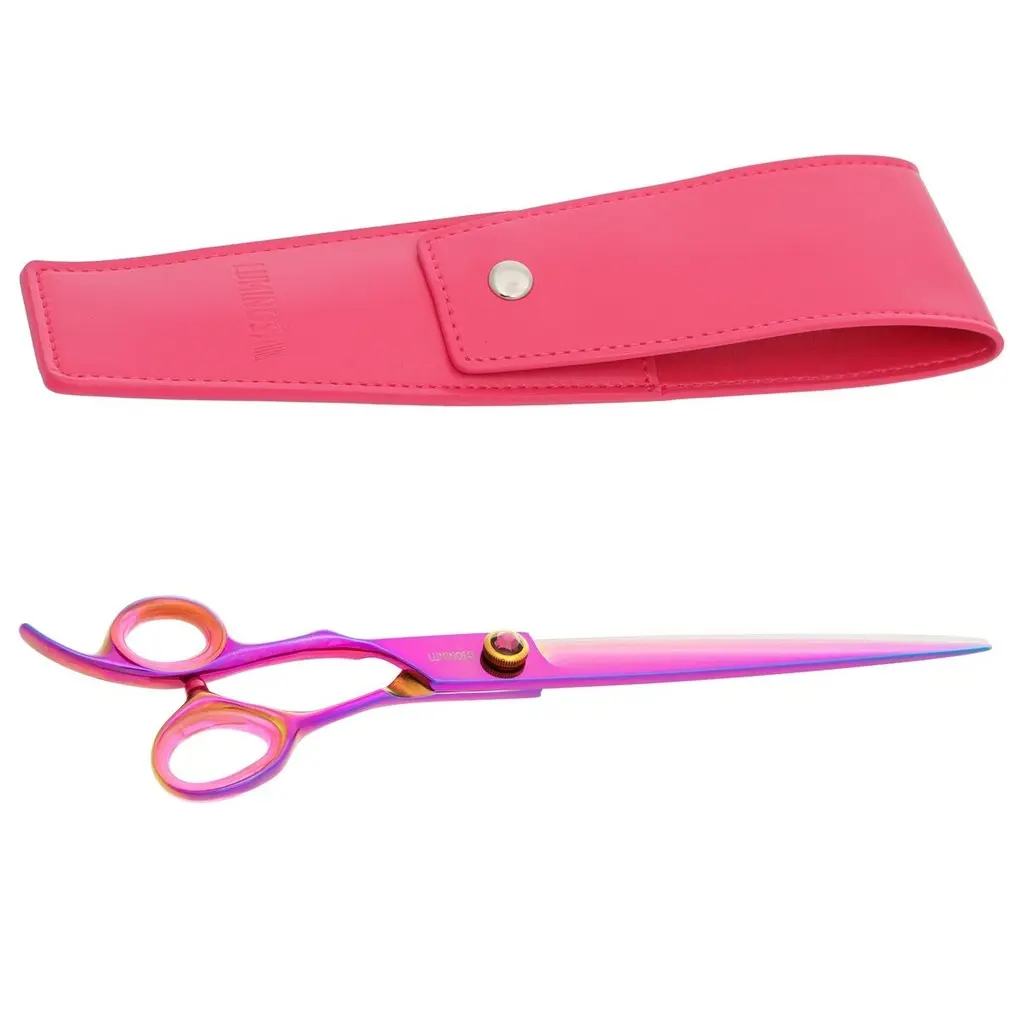Groom Professional Luminosa Left Straight Scissor[Length - 8 Inch] (3).webp