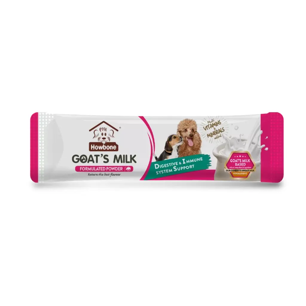 Howbone Dog Snack - Goat's Milk Formulated Powder (12 x25g Bags-Box).webp