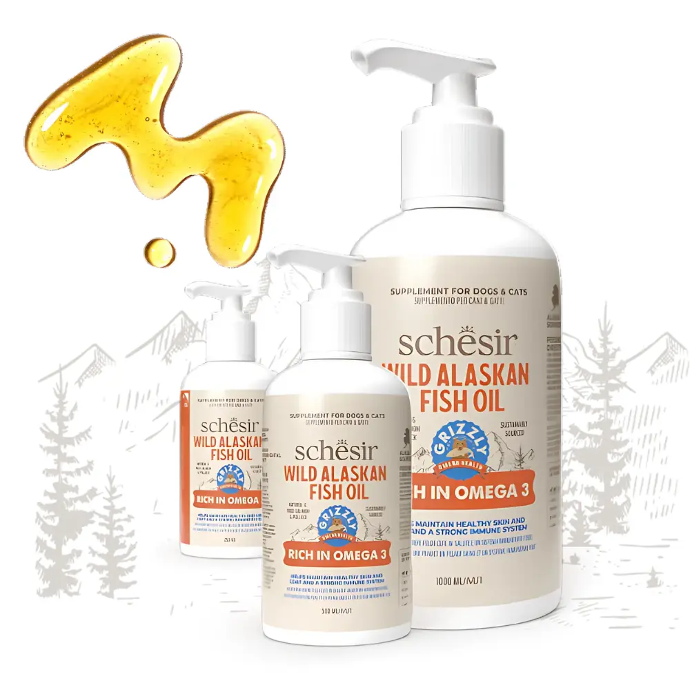 Schesir Grizzly Wild Alaskan Fish Oil Omega Plus 500ml.webp