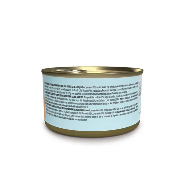 Schesir Grill Pate' Cat Can Sardines 70g [Min Order_12pcs].webp