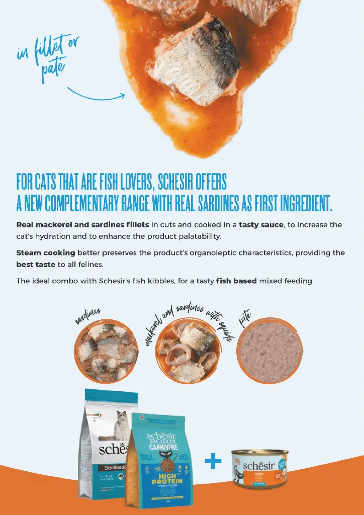 Schesir Grill Wholefood Cat Can Mackerel And Sardines With Squid 70g [Min Order_12pcs] (1).webp