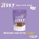 Schesir GF Dog Snacks Jerky 145g - Duck with Apple (3).webp