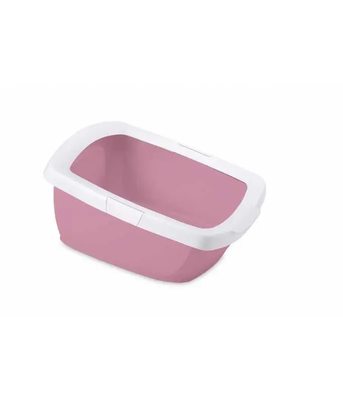 [IM44437] IMAC Funny Junior Litter Tray+Border - 57X43X28.5CM[Color - Pink] (1).webp