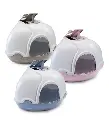 [IM84396] IMAC Ginger - Hooded Corner Shaped Litter Tray[Color - Mixed Colours, Dimension - 52x52x44.5 cm].webp