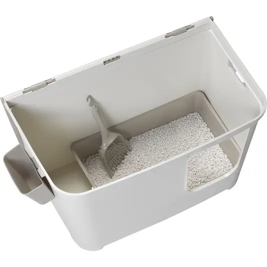 Moderna Casetta Camelia Revolutionary Litter Box- Soft White, L 75.7 x W 45 x H 45 cm.webp