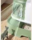 Pado Claws Cat Litter Box  57.6_52.8_38cm-Green (5).webp
