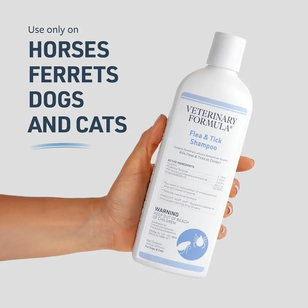Synergy Labs Veterinary Formula Clinical Care Flea & Tick Shampoo 473ml (1).webp