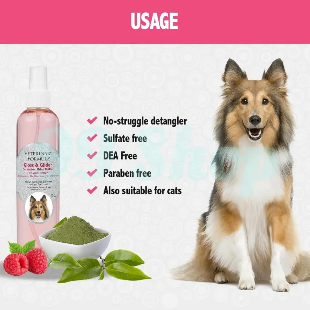 Synergy Labs Veterinary Formula Gloss and Glide Detangler, Shine Builder & Conditioner 8 oz -236 ml (1).webp