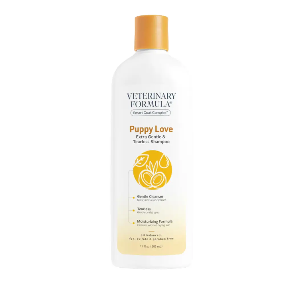 [FG01840] Synergy Labs Veterinary Formula Solutions Puppy Love Extra Gentle & Tearless Shampoo 17oz - 503ml.webp