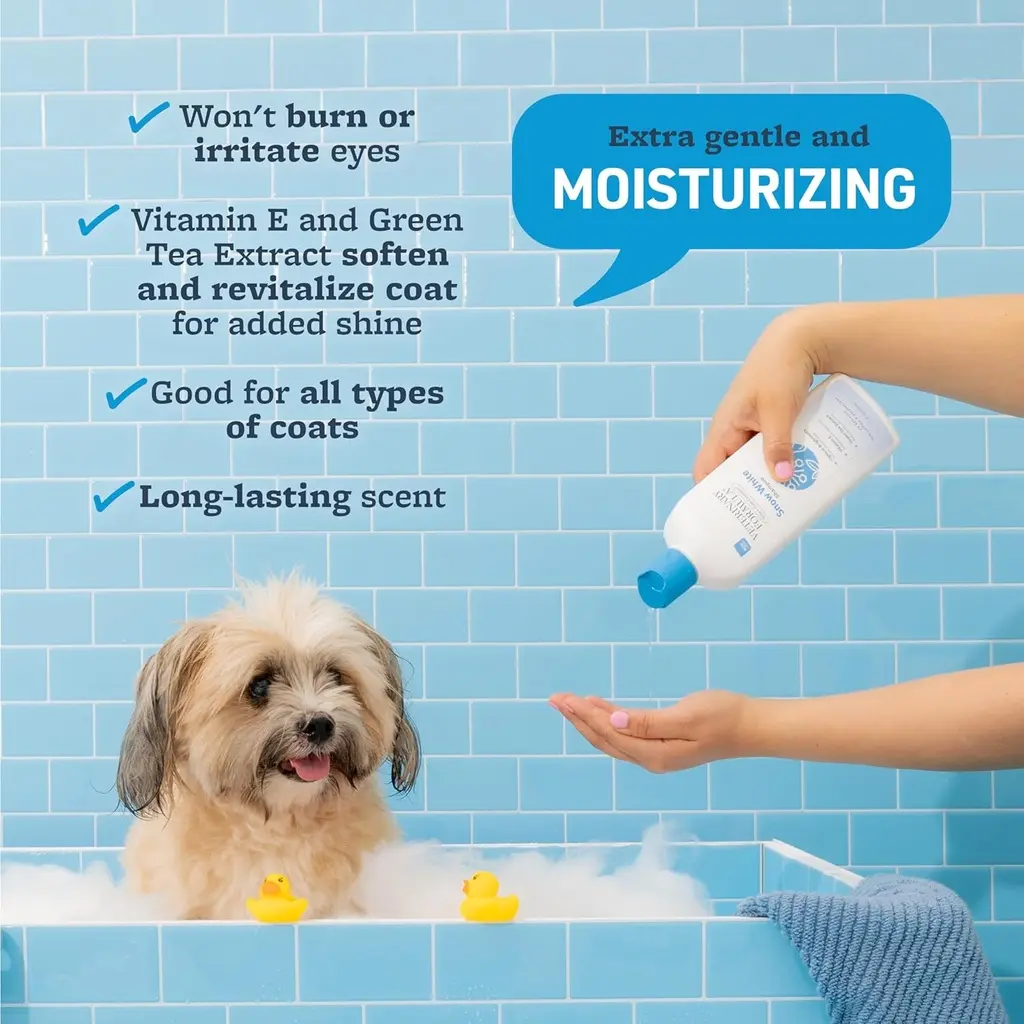 Synergy Labs Veterinary Formula Solutions Snow White Shampoo 17oz - 503ml (2).webp