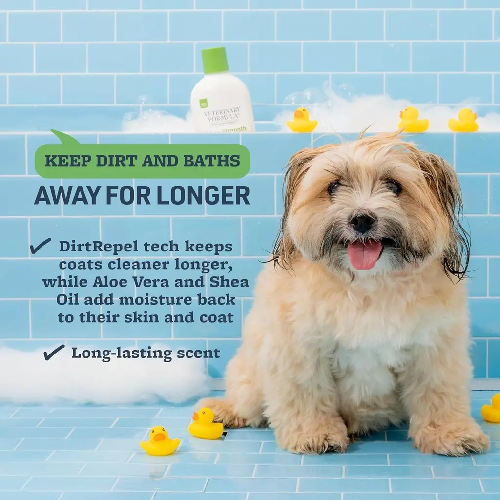 Synergy Labs Veterinary Formula Solutions Triple Strength Dirty Dog Concentrated Shampoo 17oz - 503ml (3).webp