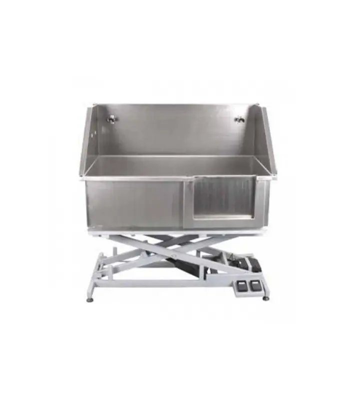 [BTS-131E] Shernbao Tub Stainless Steel Electric Bathing Tub 127x67x106-176 cm.webp