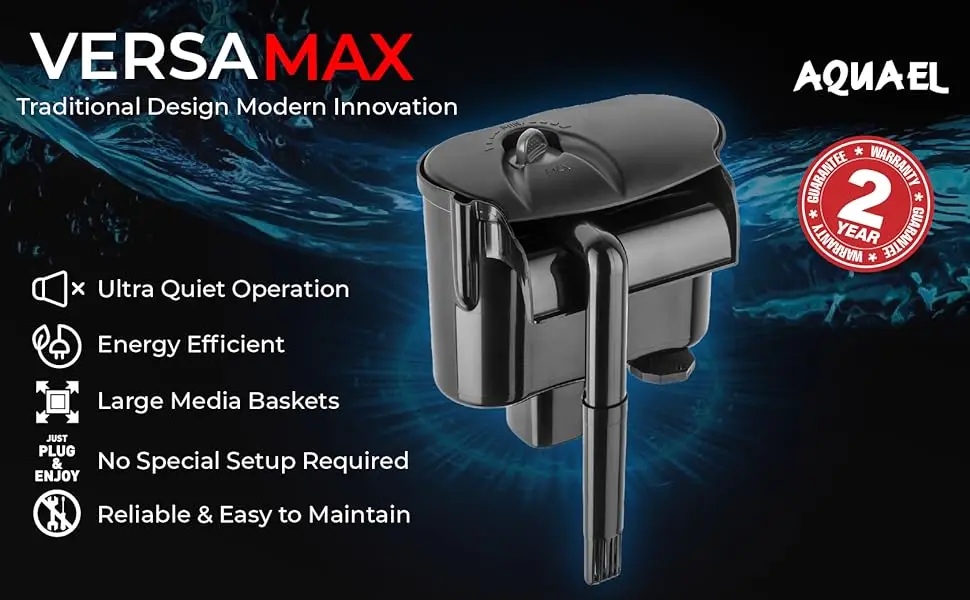 Aquael VersaMax 2 External Filter [Max Flow_800 l-h] For 40-200 Litres Aquarium (2).webp