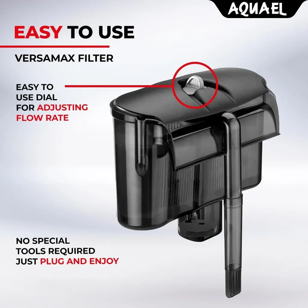 Aquael VersaMax 3 External Filter [Max Flow_1200 l-h] For 80-300 Litres Aquarium.webp