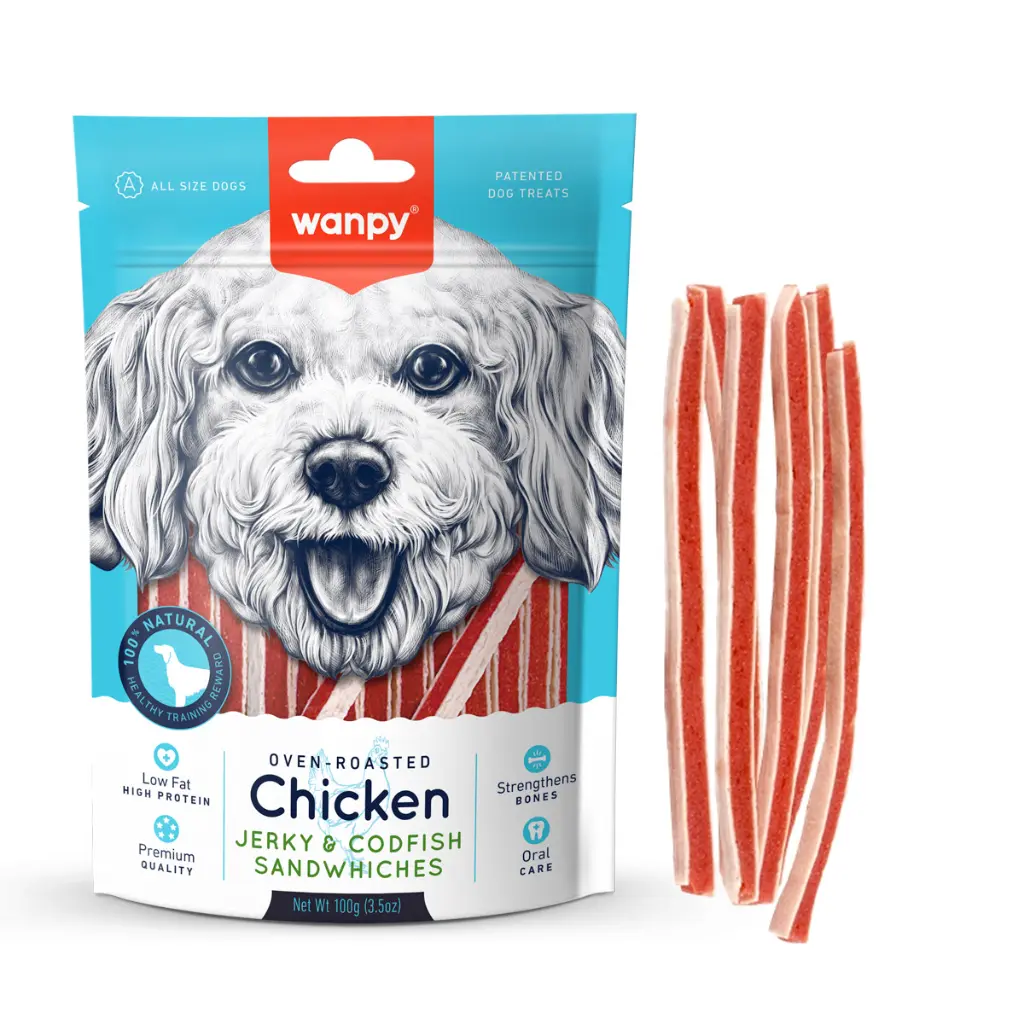 Wanpy-Chicken-Jerky-Codfish-Sandwiches-Dog.webp