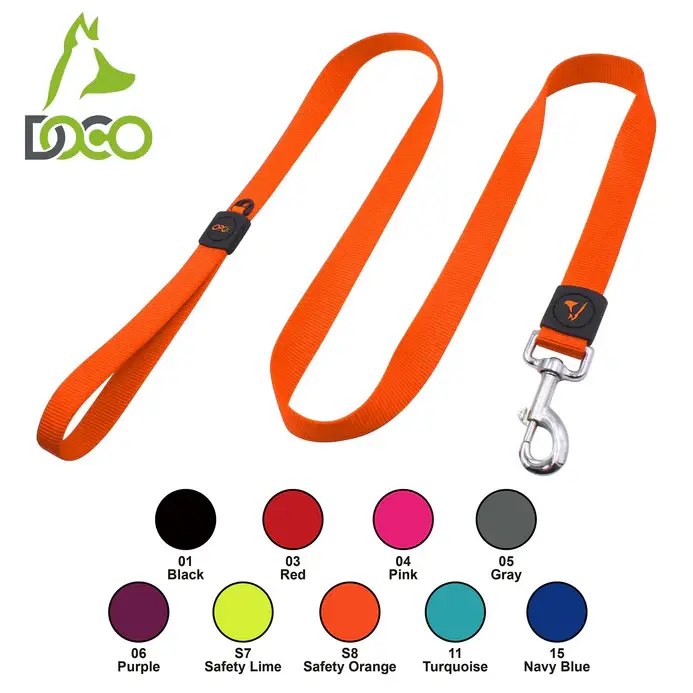 DOCO® Signature Nylon Leash - 4ft-1.0 x 120cm(XS)-Turquoise (9).webp