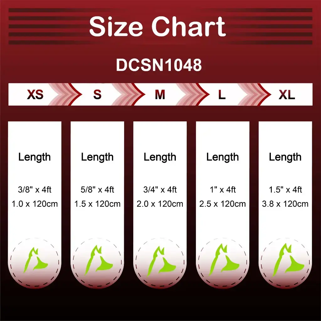 DOCO® Signature Nylon Leash - 4ft-1.5 x 120cm(S)-S.Orange (3).webp