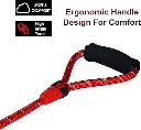 DOCO® 20_ Rope Leash W- ErgoCurve Foam Handle Ver.2 (DCROPE2020)[Color - Black, Size - L] (1).webp
