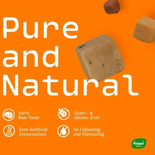 Happi Skippi Just Freeze-Dried Treat Duck&Carrot for Cats and Dogs 10g (1).webp