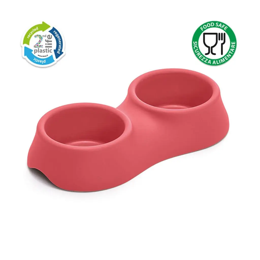 [IM81296R] Imac Dea 22 Double Bowl-2nd life -0.45Lx2-Assorted Colors.webp