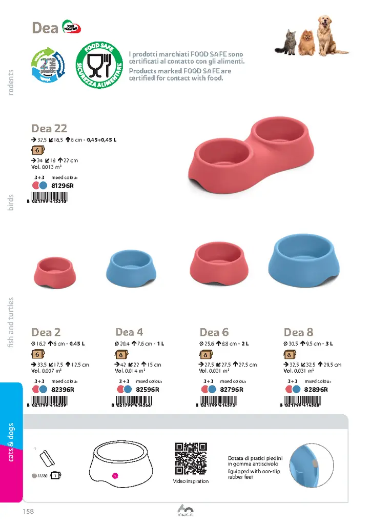 Imac Dea 8 Plastic Bowl 2nd life- 3Ltr-Assorted Colors.webp