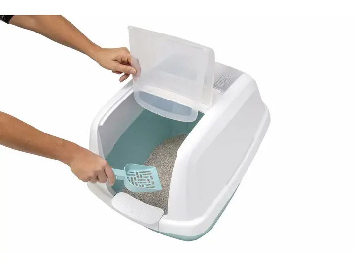 Imac Maddy Hooded Cat Toilet- Blue-White 62x49.5x47 (4).webp