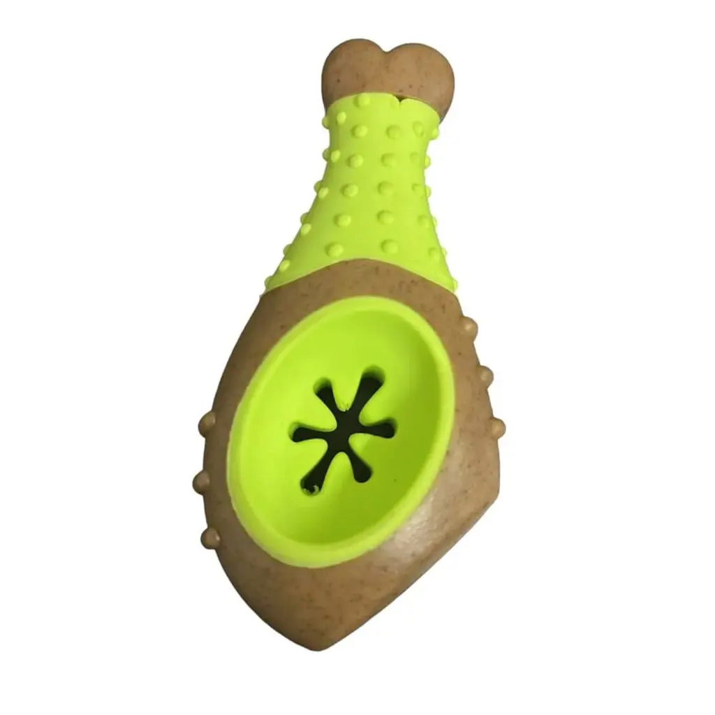Pado Green And Gray Bone Tougher Toy (13x6.5x4cm).webp