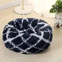 Pado Pet Fluffy Donut Cushion - Pattern[Size - M, Dimension - 50 x 20cm].webp