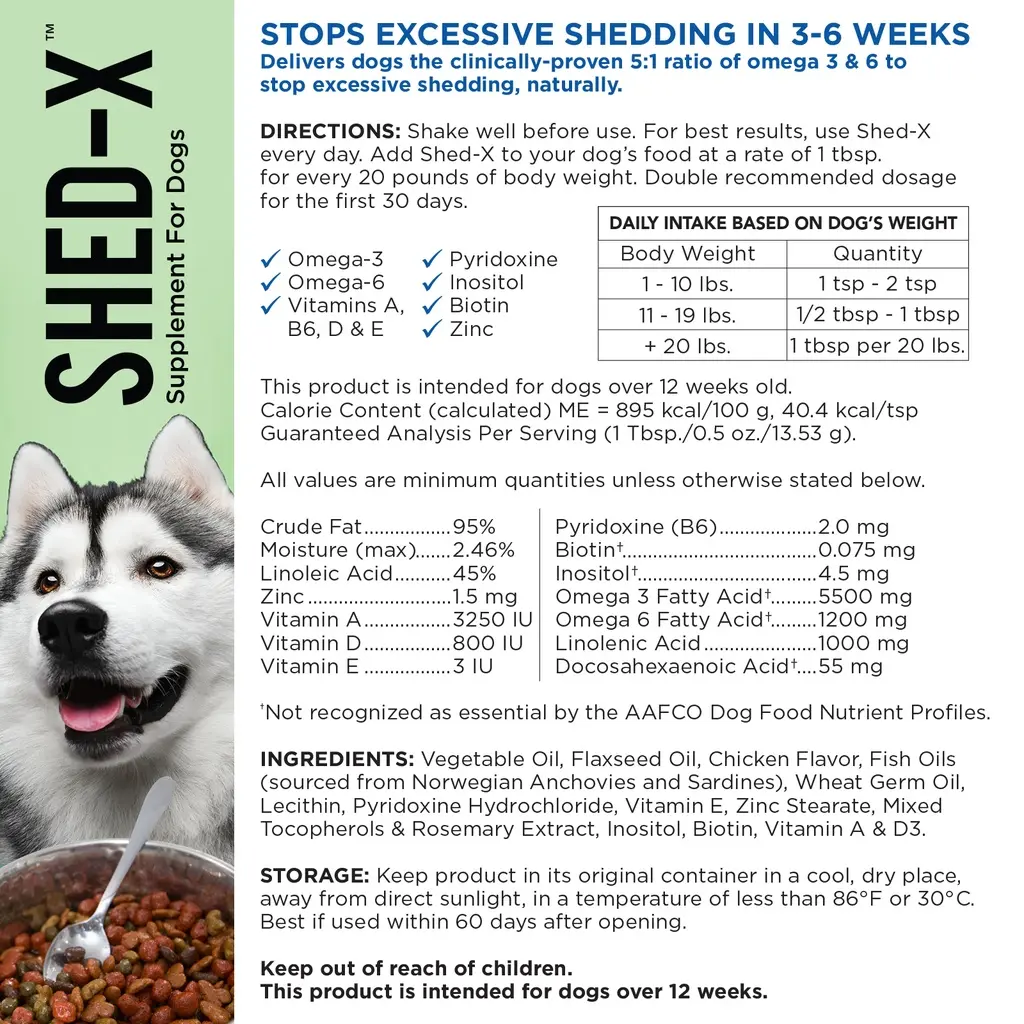 Synergy Labs Shed-X Supplement for Dogs 946ml.webp