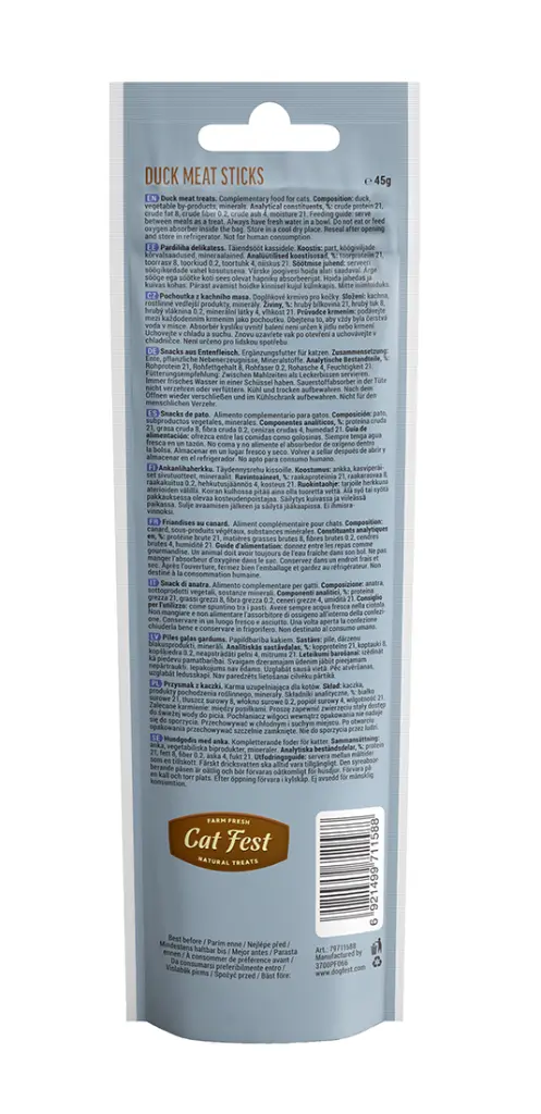 Cat Fest Meat Sticks Duck For Cat[Weight - 45g] (1).webp