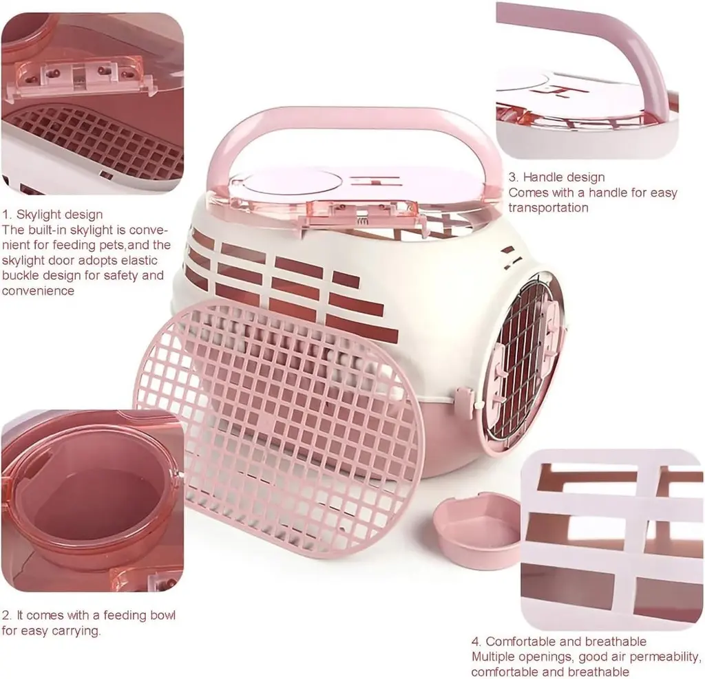 Pado Guard Pet Carrier 49x31.5x28cm-Blue.webp