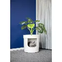 Moderna Hidden Planter Litter Box-WithPlant L 49.5 x W 49.5 x H 48.5 cm.webp