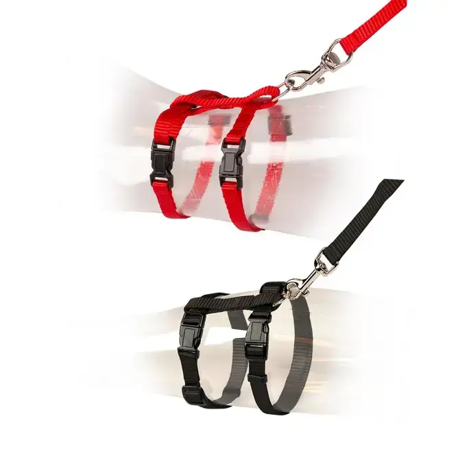 [LR11199] Duvo Cat Walking Set Uni Mixed Colors 20 - 35cm - 10mm - 125cm[Dimension - 20-35cm x 10mm].webp