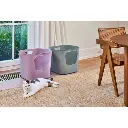 Moderna Lotus Cat Litter Box 54.4 x 43.9 x 40.5 cm-Olive Green (1).webp