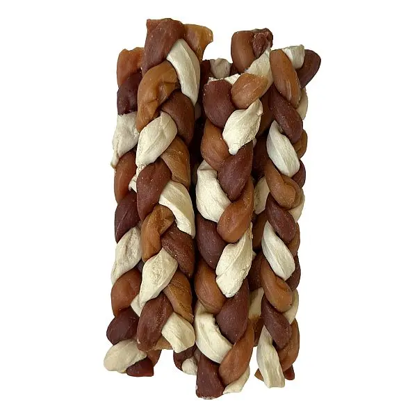 Dog Fest Flavor Braids With Chicken, Duck And Fish 90g.webp