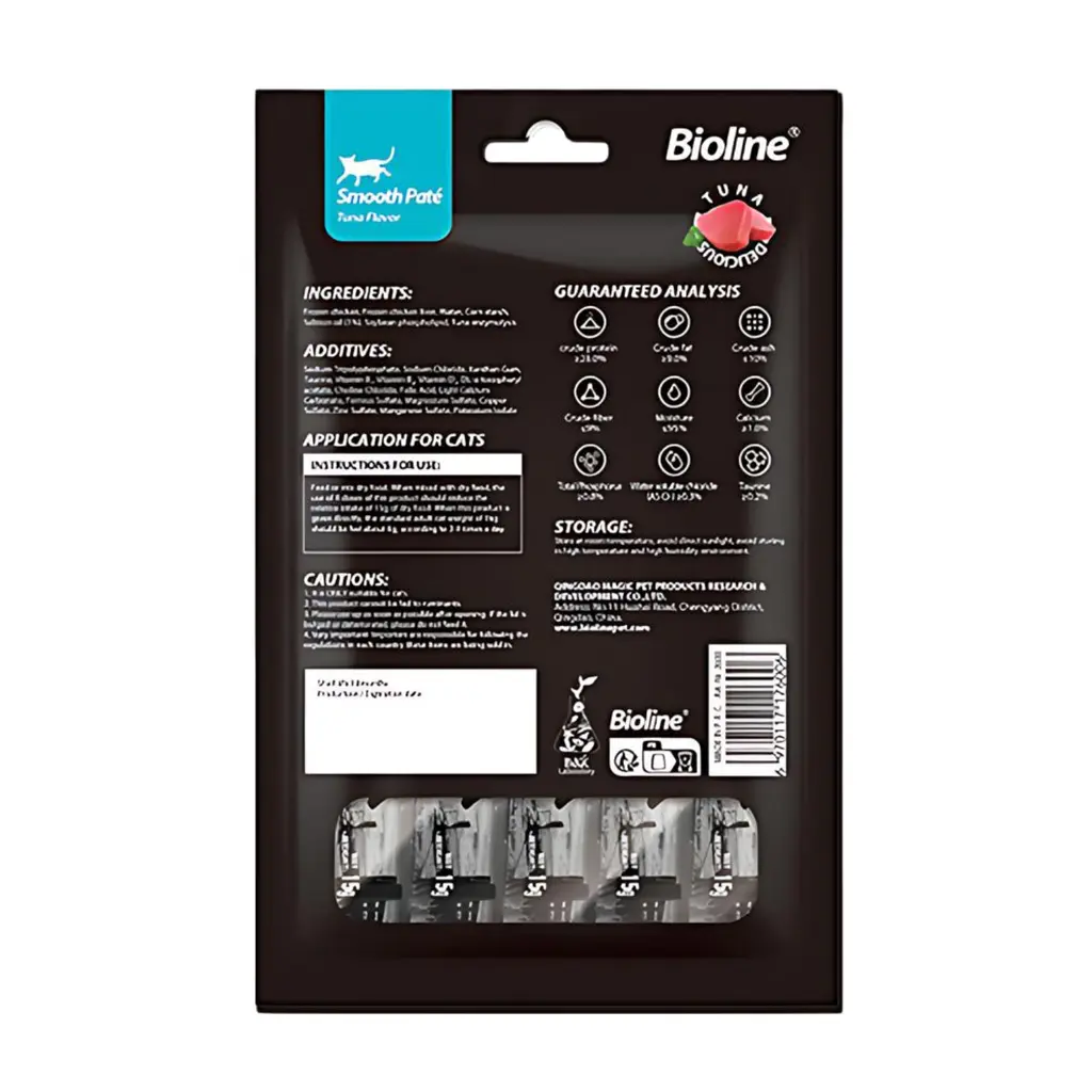 Bioline Natural Feast Smooth Pate-Tuna Flavor (15gx5).webp