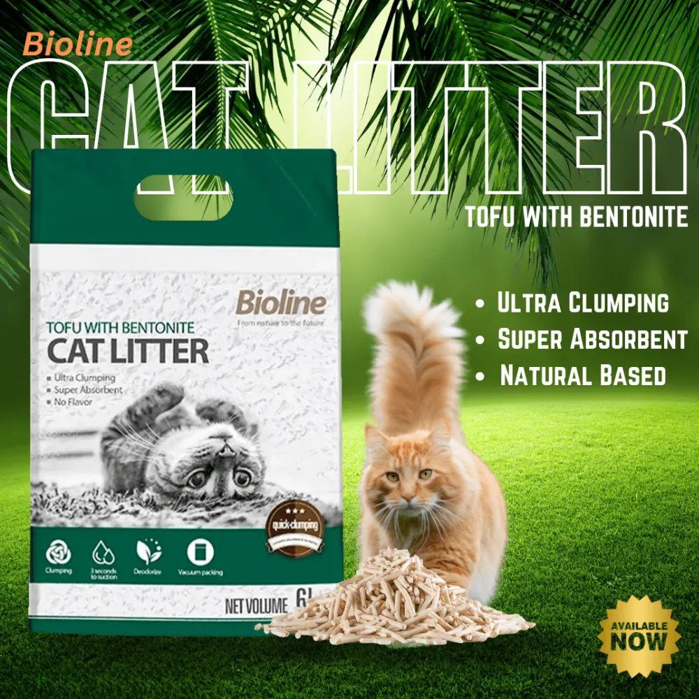Bioline Tofu with Bentonite Cat Litter 6L (1).webp