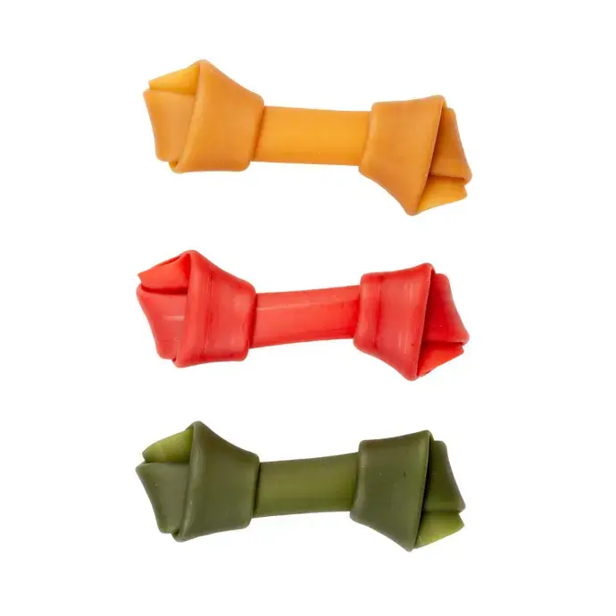 [LR10087] Duvo Garden Bites Vegan Bones Small Pouch 11cm - 8Pcs - Mix Colors.webp