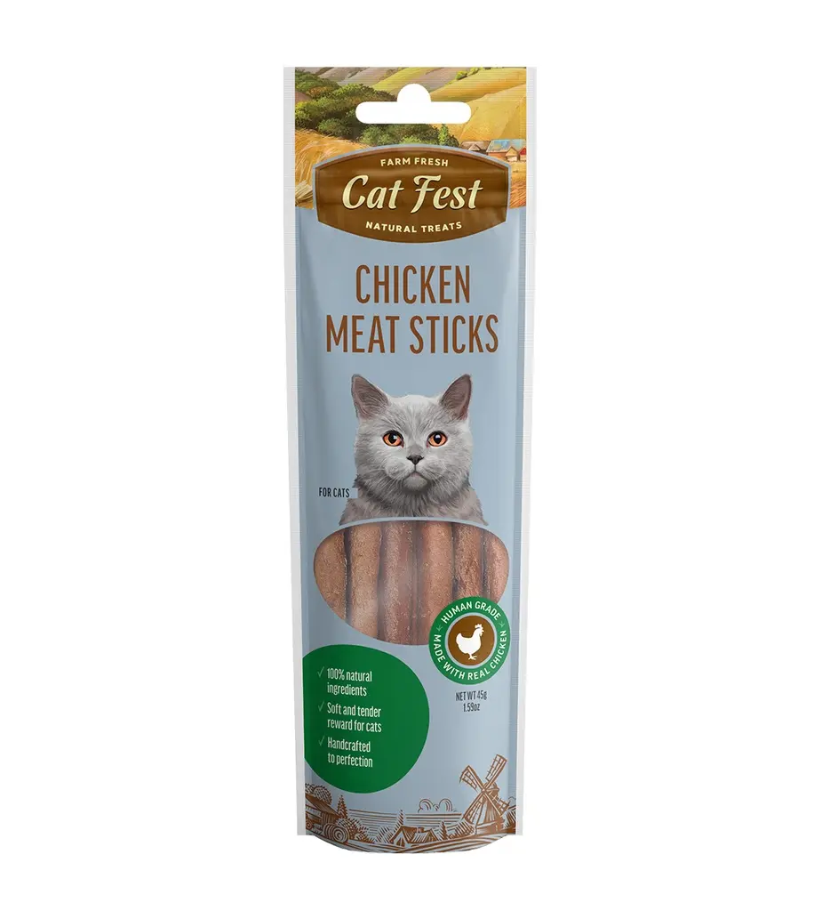 [79711595] Cat Fest Meat Sticks Chicken For Cat[Weight - 45g].webp