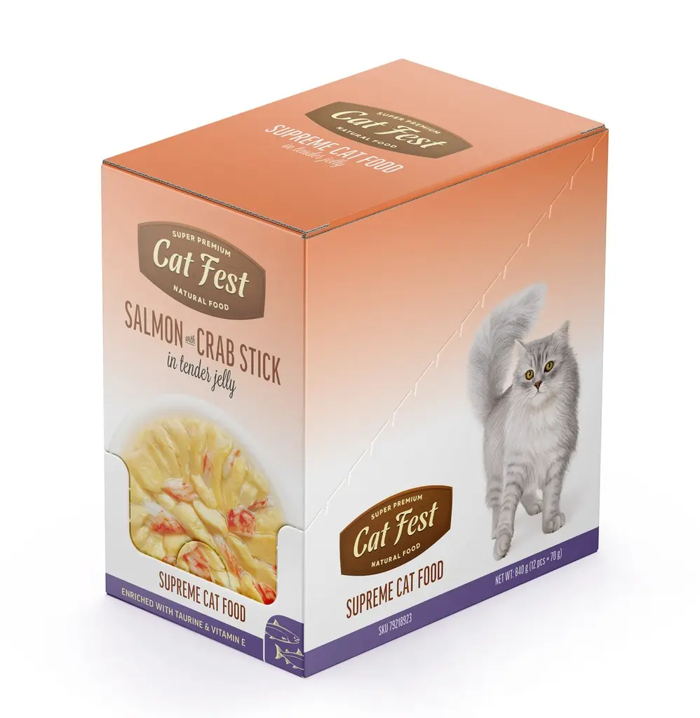 Cat Fest Salmon With Crab Stick In Tender Jelly For Cats 70g (3).webp