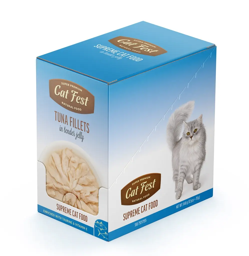 Cat Fest Tuna Fillets In Tender Jelly For Cats 70g (2).webp