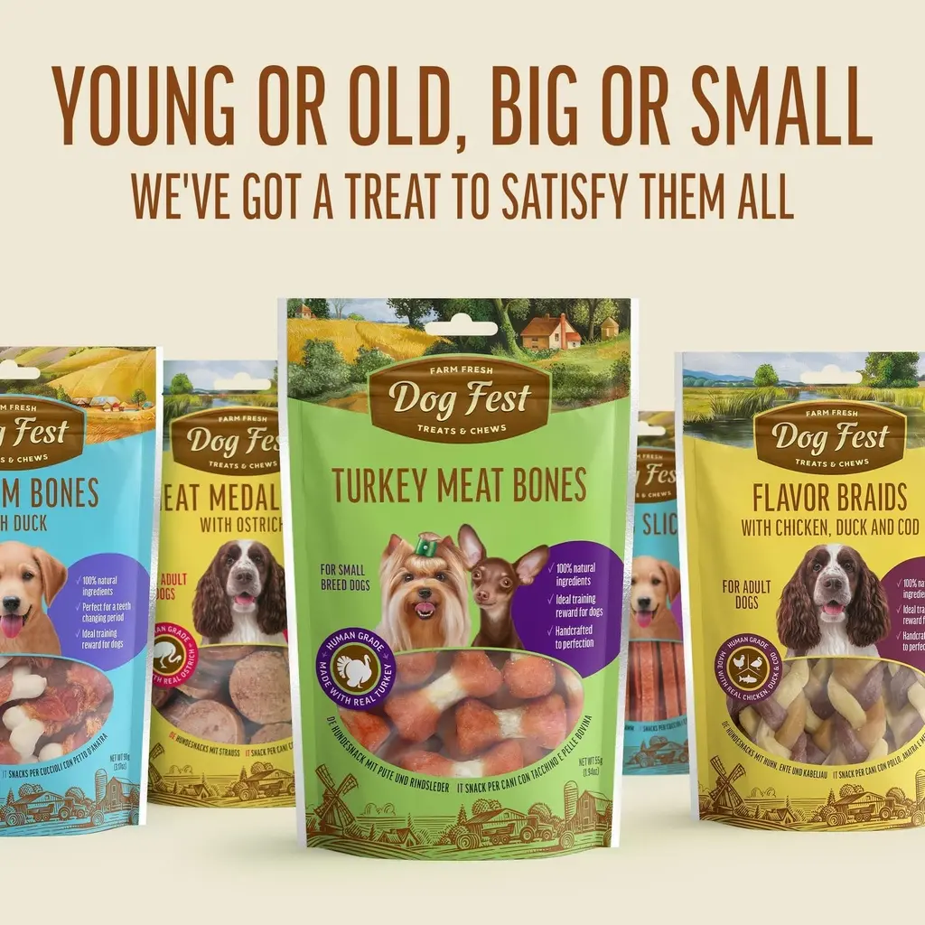 Dog Fest Beef Meat Sticks For Adult Dogs - 45g (1.59oz)[Weight - 45g] (2).webp