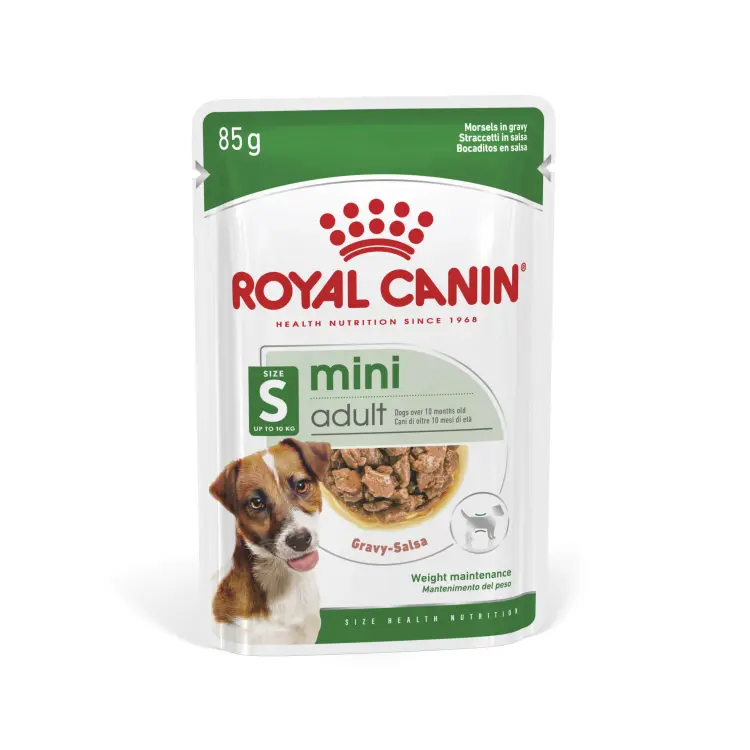 Royal Canin Mini Adult Wet Pouches Dog Food -12x85g