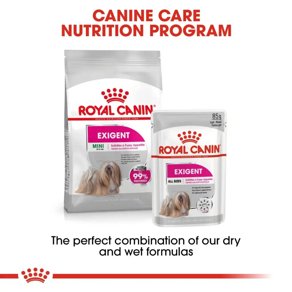  Canine Care Nutrition Exigent (WET FOOD- Pouches)  