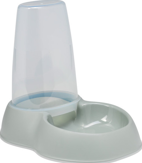 Moderna Sensiflo Water/Food Dispenser 2in1 28.4 x 19.8 x 24.9 cm-1.5L-Olive Green