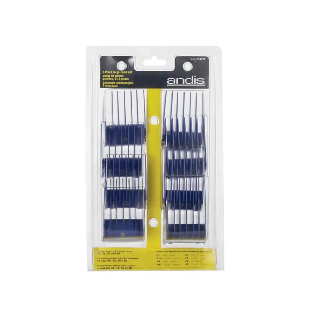 [AN13105] Andis 8-Piece Universal Attachment Comb Set