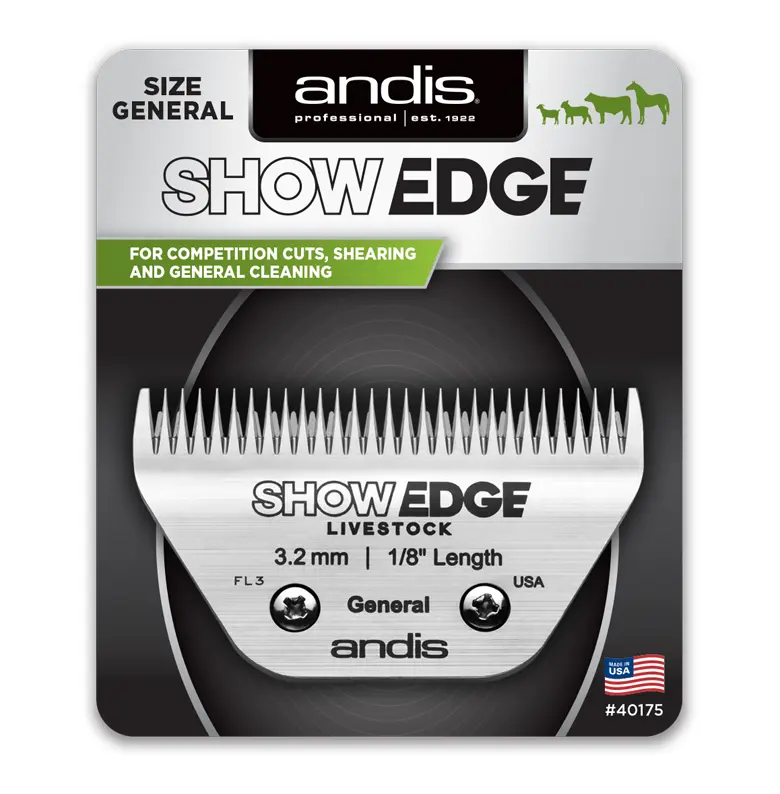 [AN40175] Andis Show Edge Detachable Livestock Blade - 1 Unit